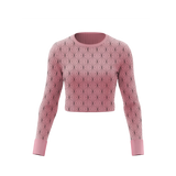 Pink Pattern Compression Top