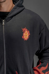 Ablaze Zip Up Hoodie