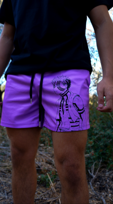 Upper Rank Mesh Shorts - Light Purple