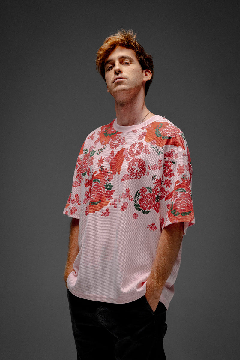 Flower Waffle T-Shirt – Invicta Kuru Flower Waffle T-Shirt – Invicta Kuru