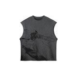 Chainsaw Cut Off Tee